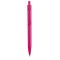 Penna a sfera colori  fluorescenti in plastica fucsia personalizzata B11035FU