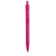 Penna a sfera colori  fluorescenti in plastica fucsia personalizzata B11035FU