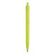 Penna a sfera colori  fluorescenti in plastica gialla personalizzata B11035G