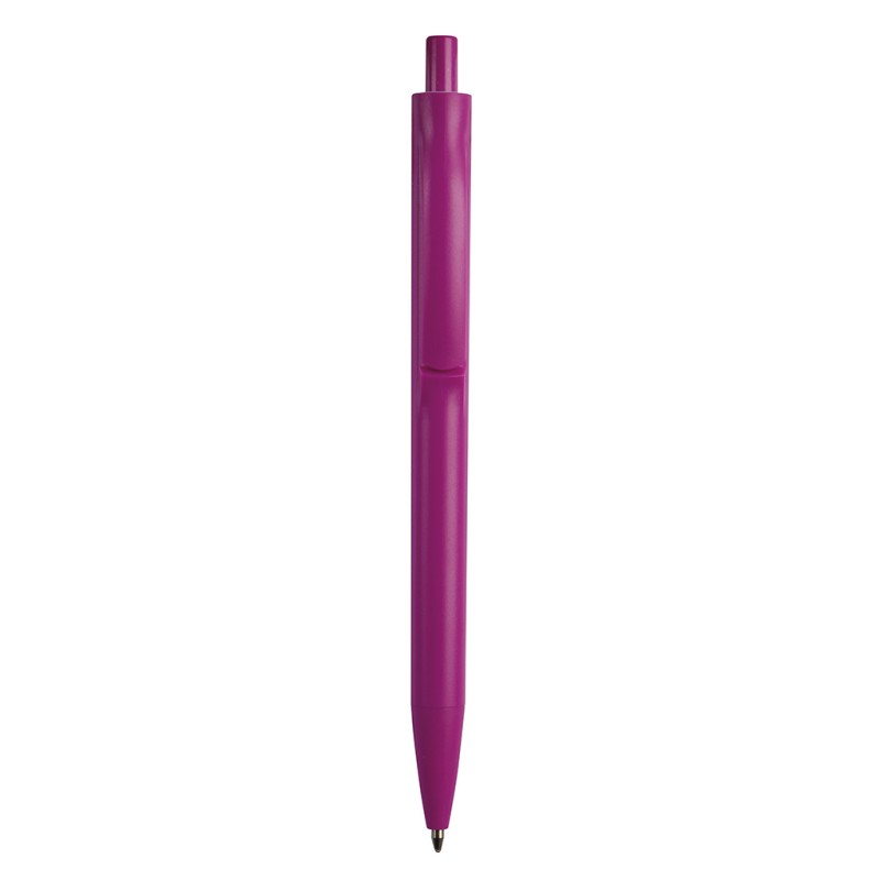 Penna a sfera colori  fluorescenti in plastica viola personalizzata B11035VL