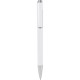 Penna a sfera in plastica bianca personalizzata B11036B