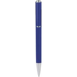 Penna a sfera in plastica blu royal personalizzata B11036BL