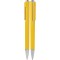 Penna a sfera in plastica gialla personalizzata B11036G