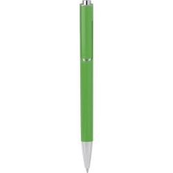 Penna a sfera in plastica verde personalizzata B11036V