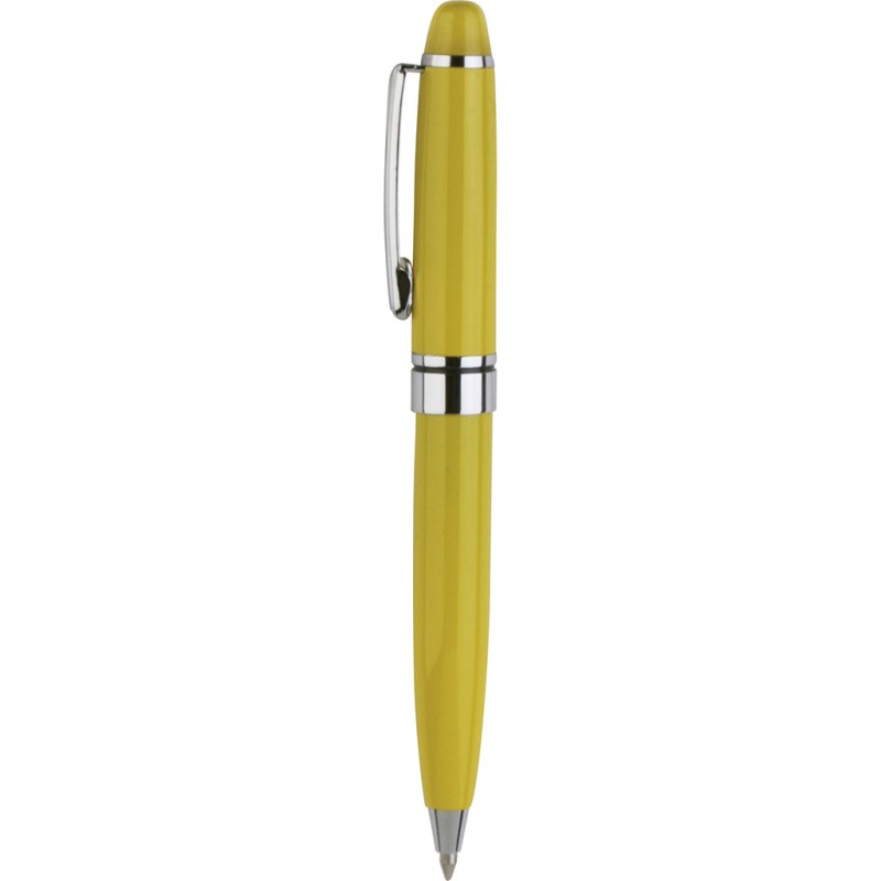 Mini penna a sfera in metallo gialla personalizzata B11041G Mini penna a sfera in metallo gialla personalizzata B11041G