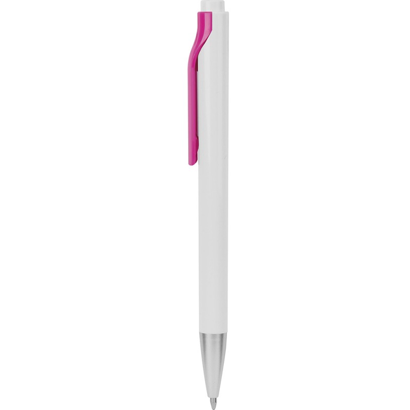 Penna a sfera in plastica fucsia personalizzata B11042FU Penna a sfera in plastica fucsia personalizzata B11042FU