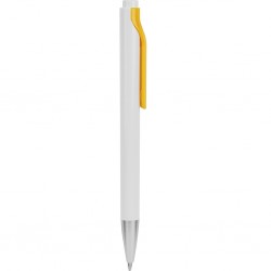 Penna a sfera in plastica gialla personalizzata B11042G Penna a sfera in plastica gialla personalizzata B11042G