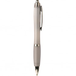 Penna a sfera in plastica e metallo bianca personalizzata B11067B Penna a sfera in plastica e metallo bianca personalizzata B11067B