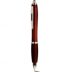 Penna a sfera in plastica e metallo bordeaux personalizzata B11067BO Penna a sfera in plastica e metallo bordeaux personalizzata B11067BO