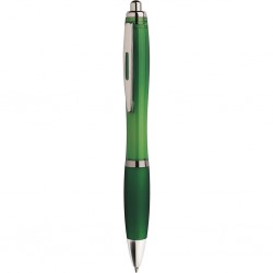 Penna a sfera in plastica e metallo verde personalizzata B11067V Penna a sfera in plastica e metallo verde personalizzata B11067V