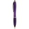 Penna a sfera in plastica e metallo viola personalizzata B11067VL