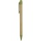 Penna a sfera in plastica biodegradabile e cartone riciclato verde personalizzata B11068V