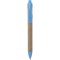 Penna a sfera in plastica e cartone riciclato blu sky personalizzata B11070SK