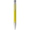 Penna a sfera in metallo e plastica gialla personalizzata B11078G