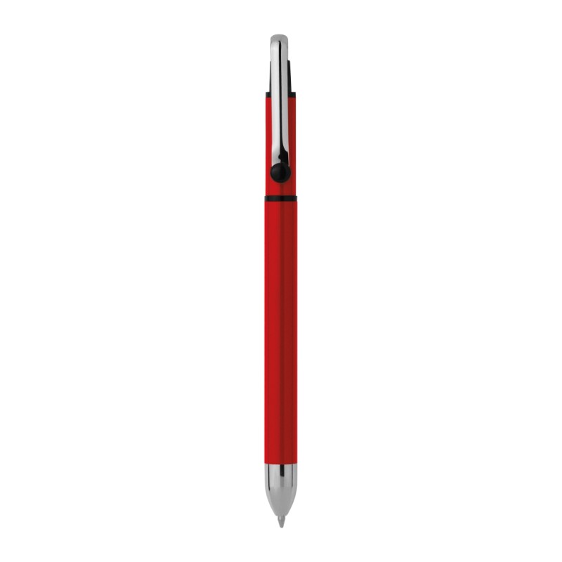 Penna  a sfera con bustina rossa personalizzata B11080R