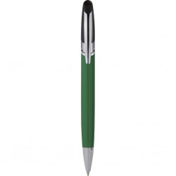 Penna a sfera in metallo e plastica verde personalizzata B11082V Penna a sfera in metallo e plastica verde personalizzata B11082V