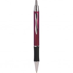 Penna a sfera in metallo e gomma rossa personalizzata B11083R Penna a sfera in metallo e gomma rossa personalizzata B11083R
