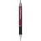 Penna a sfera in metallo e gomma rossa personalizzata B11083R