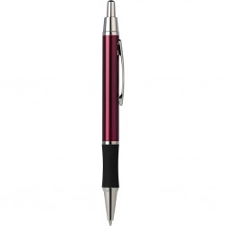 Penna a sfera in metallo e gomma rossa personalizzata B11083R Penna a sfera in metallo e gomma rossa personalizzata B11083R