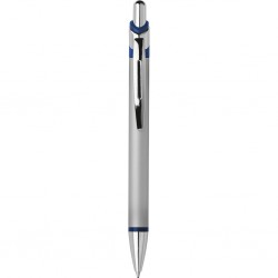 Penna a sfera in metallo e plastica blu royal personalizzata B11086BL Penna a sfera in metallo e plastica blu royal personalizzata B11086BL