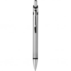 Penna a sfera in metallo e plastica nera personalizzata B11086N Penna a sfera in metallo e plastica nera personalizzata B11086N