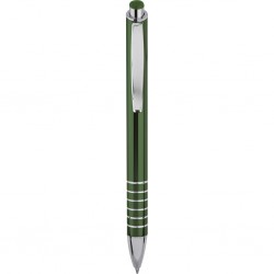 Penna a sfera in metallo verde personalizzata B11089V Penna a sfera in metallo verde personalizzata B11089V