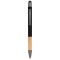 Penna a sfera con touch screen in alluminio nera personalizzata B11108N