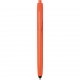 Penna a sfera con touch screen in plastica arancione personalizzata B11119A