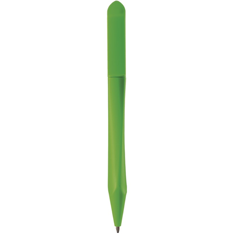 Penna a sfera in plastica verde acido personalizzata B11122VA
