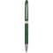 Penna a sfera in plastica e metallo verde personalizzata B11123V