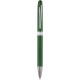 Penna a sfera in plastica e metallo verde personalizzata B11123V