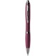 Penna a sfera in paglia di grano rossa personalizzata B11124R
