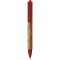 Penna a sfera in sughero e plastica rossa personalizzata B11127R
