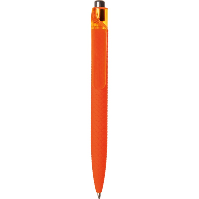 Penna a sfera in plastica arancione personalizzata B11128A