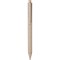 Penna a sfera in paglia di grano bianca personalizzata B11132B