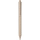 Penna a sfera in paglia di grano bianca personalizzata B11132B