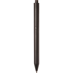 Penna a sfera in paglia di grano nera personalizzata B11132N