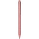 Penna a sfera in paglia di grano rosa personalizzata B11132RS