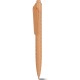 Penna a sfera in paglia di grano beige personalizzata B11133BE