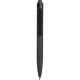 Penna a sfera in paglia di grano nera personalizzata B11133N