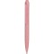 Penna a sfera in paglia di grano rosa personalizzata B11133RS