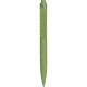 Penna a sfera in paglia di grano verde acido personalizzata B11133VA