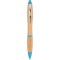 Penna a sfera in bamboo blu sky personalizzata B11137SK