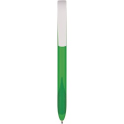 Penna a sfera in plastica verde personalizzata B11139V
