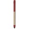 Penna a sfera con touch screen in plastica e cartone riciclato rossa personalizzata B11142R