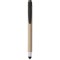 Penna a sfera con touch screen in plastica e cartone riciclato nera personalizzata B11143N
