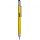 Penna multifunzione in metallo gialla personalizzata B11144G