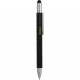 Penna multifunzione in metallo nera personalizzata B11144N