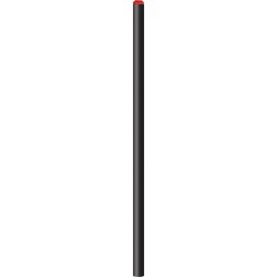 Matita nera in legno rosso personalizzato B11154R