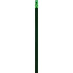 Matita in legno con gomma colorata verde inglese personalizzato B11157VI